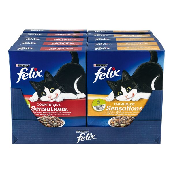 Bild 1 von Felix Katzennahrung Sensations 1 kg, verschiedene Sorten, 10er Pack