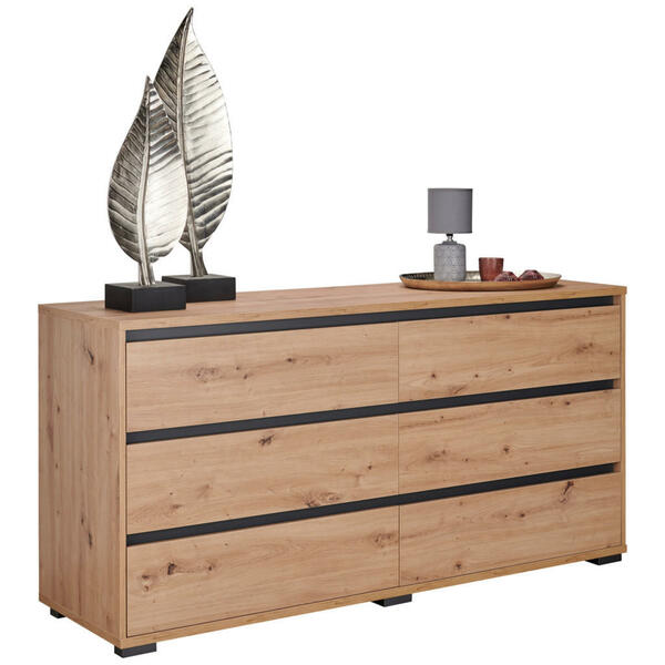 Bild 1 von Carryhome Sideboard  Anthrazit Eiche