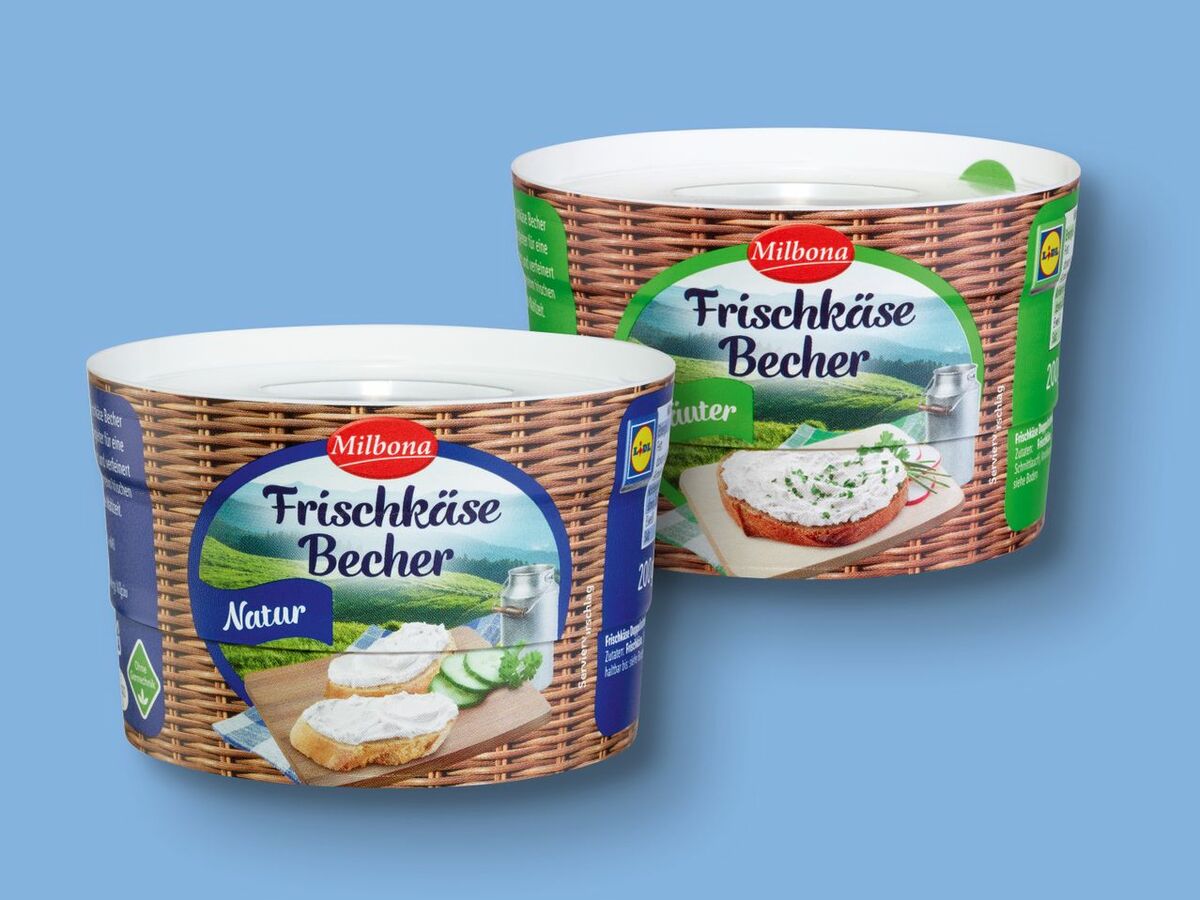 Bild 1 von Milbona Frischkäsebecher, 
         200 g