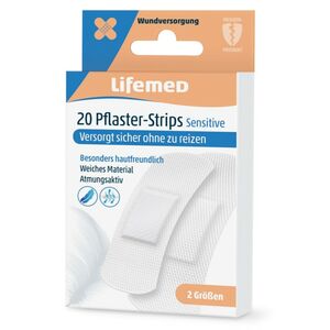 Lifemed® - Pflaster-Strips - weiß - 20 Stück