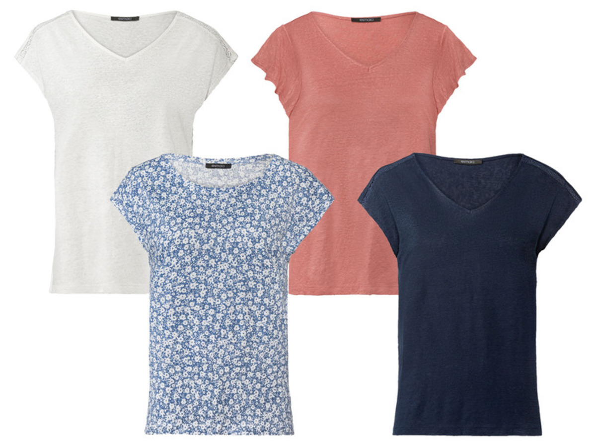 Bild 1 von ESMARA® Damen Leinenshirt, leger geschnitten