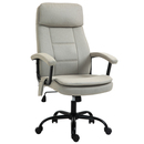 Bild 1 von Vinsetto Bürostuhl Massage höhenverstellbarer Chefsessel Gamingstuhl mit Massagefunktion, ergonomischer Drehstuhl Massage Sessel Leinen-Gefühl Beige