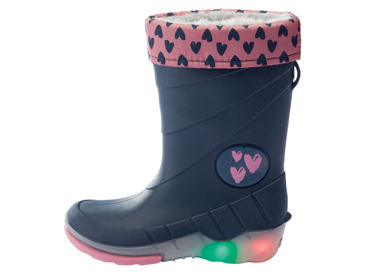 lupilu Kleinkinder Mädchen Regenstiefel mit coolem BlinkEffekt von