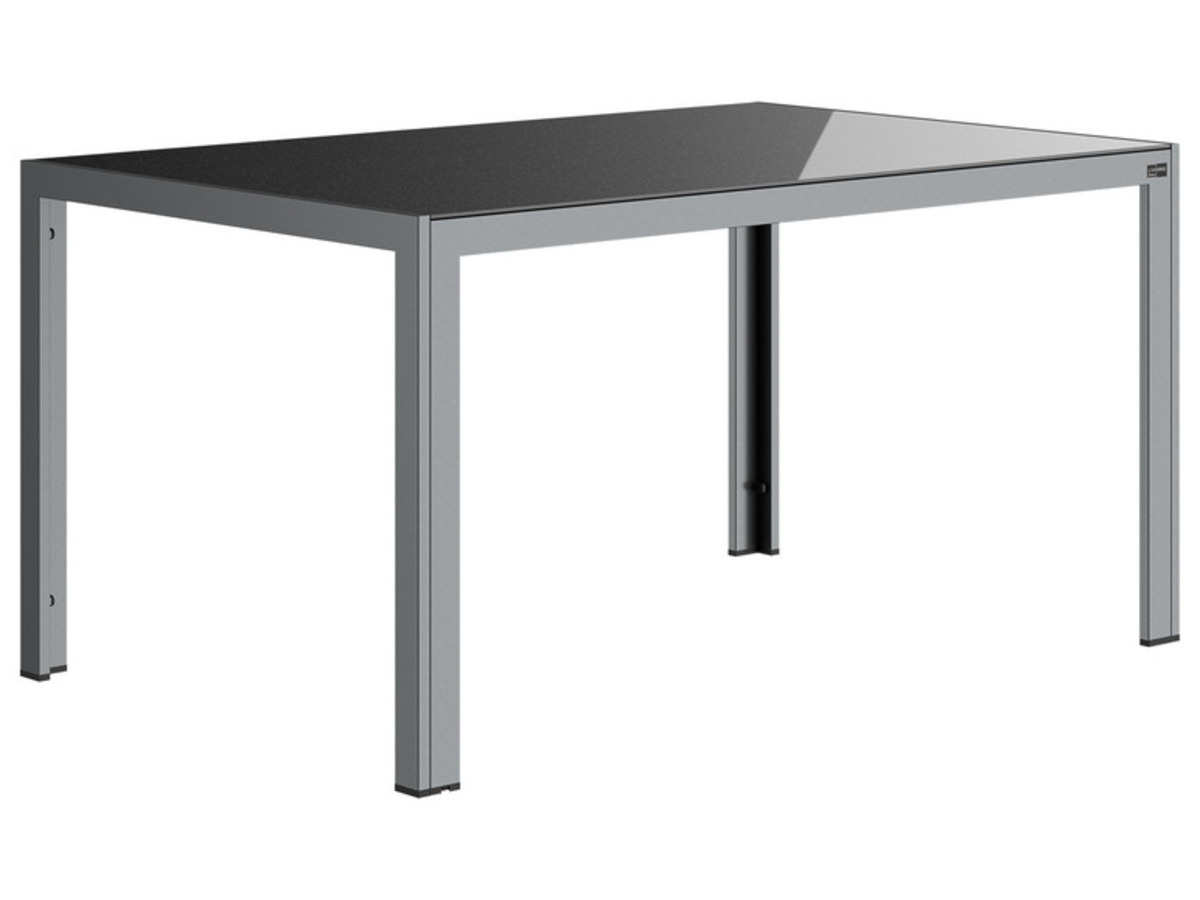 Bild 1 von Livarno Home Alu-Gartentisch »Houston«, mit Wendetischplatte, silber