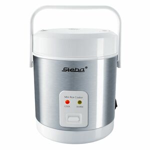 STEBA Mini-Reiskocher 0,9l Ein-Knopf-Bedienung inkl. Reislöffel & Messbecher
