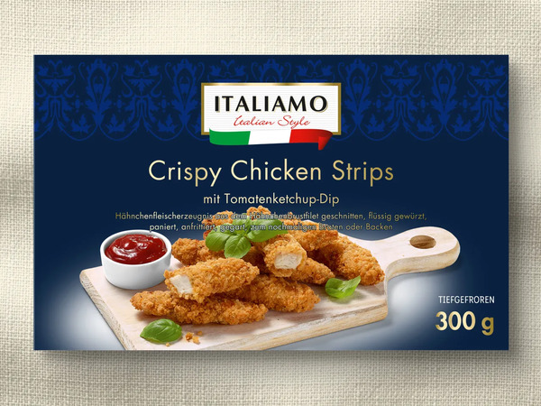 Bild 1 von Italiamo Crispy Chicken Strips, 
         300 g