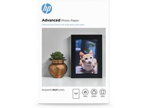 HP Advanced Fotopapier glänzend, 250 g/m2, 10 x 15 cm (101 x 152 mm), 25 Blatt