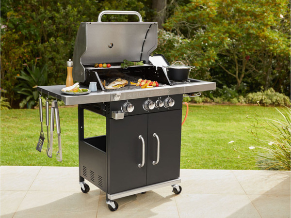 GRILLMEISTER Gasgrill 3plus1 Brenner, 14,4 kW von Lidl ansehen!