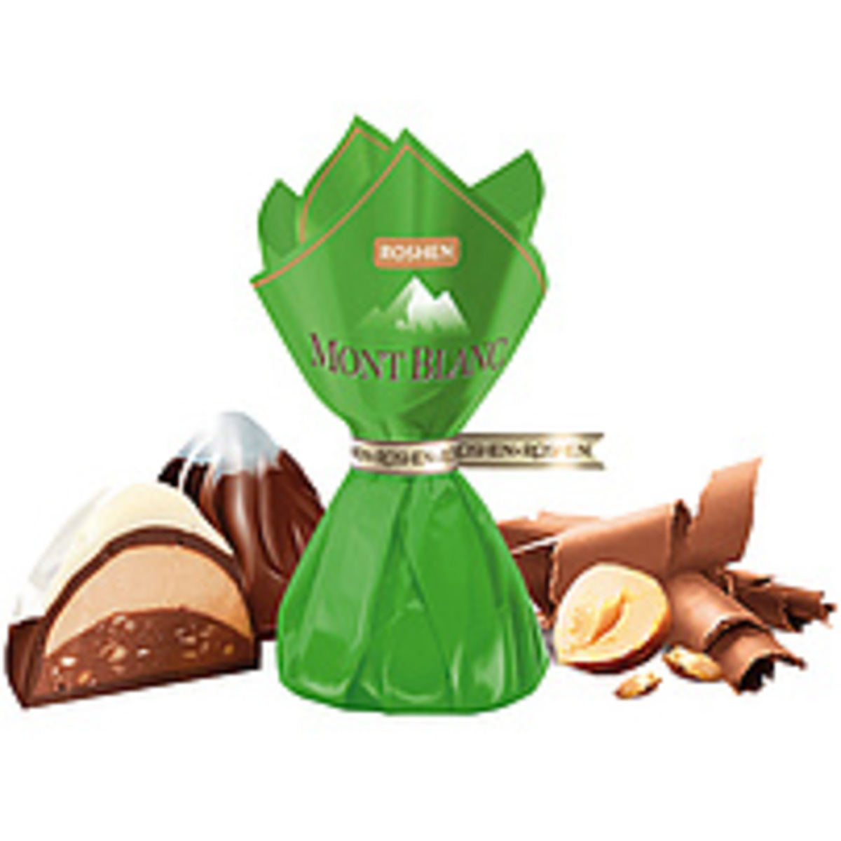 Bild 1 von Konfekt "Monblan" mit Cremefüllung (24%) mit gehackten und g...