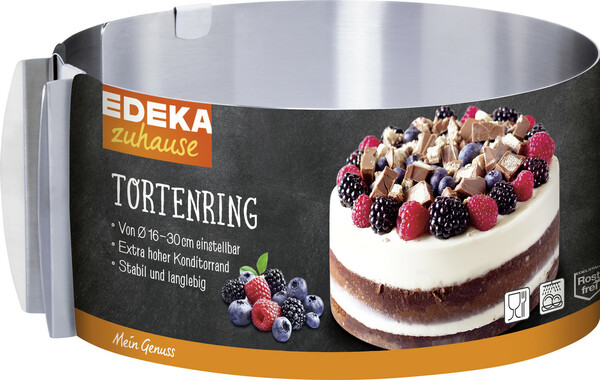 Bild 1 von EDEKA zuhause Tortenring Metall 9cm