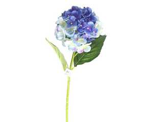 Kunstblume Hortensie blau, ca. 53cm