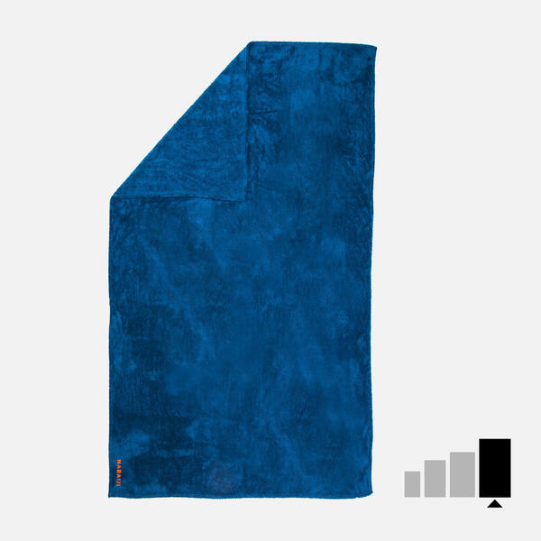 Bild 1 von Mikrofaser-Badetuch ultra-weich Größe XL 110 × 175 cm blau
