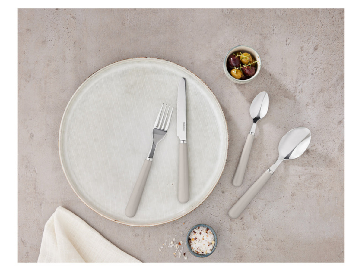 Bild 2 von ERNESTO® Edelstahl-Besteck-Set, 24-teilig