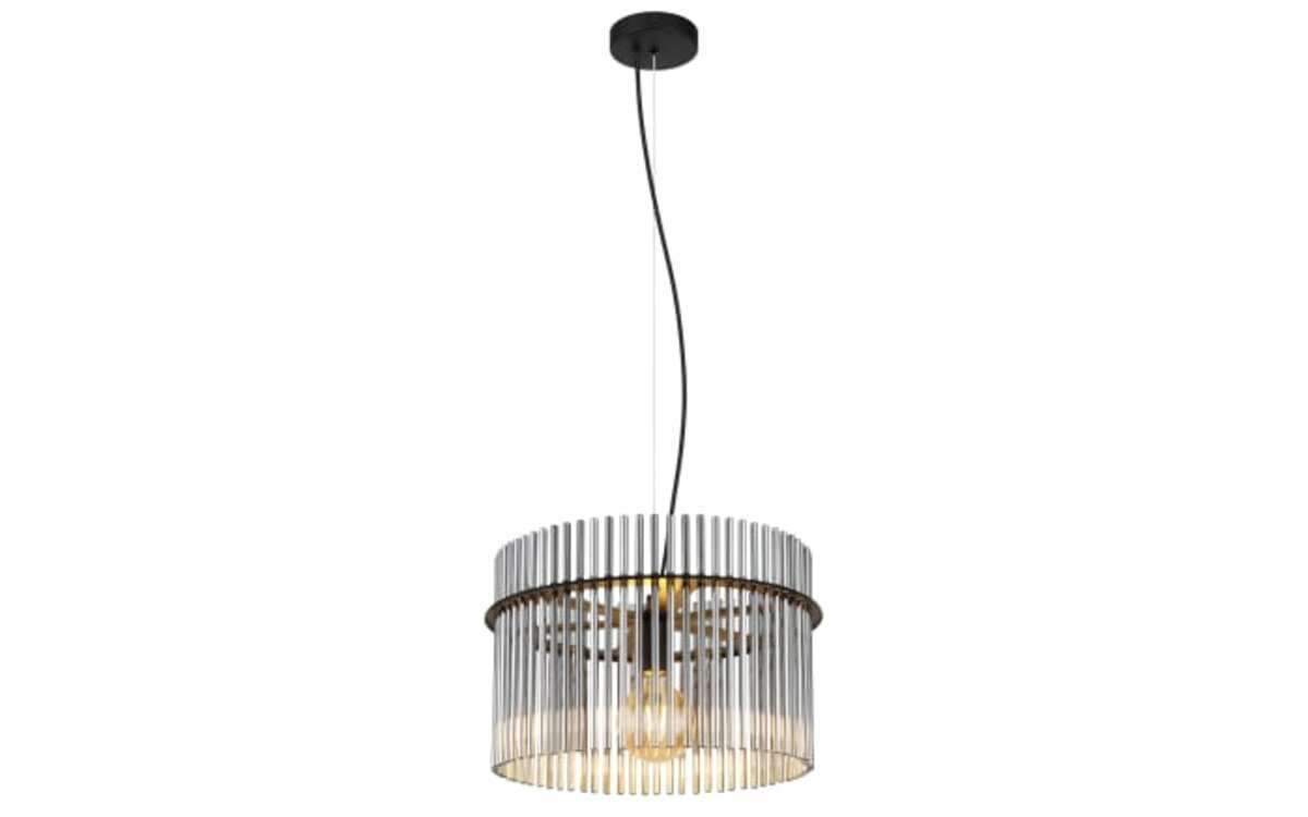 Bild 2 von Pendelleuchte Gorley, schwarz/rauchfarbig, 40 cm