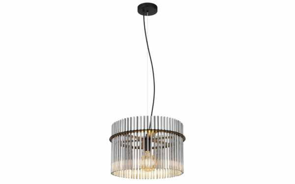 Bild 2 von Pendelleuchte Gorley, schwarz/rauchfarbig, 40 cm