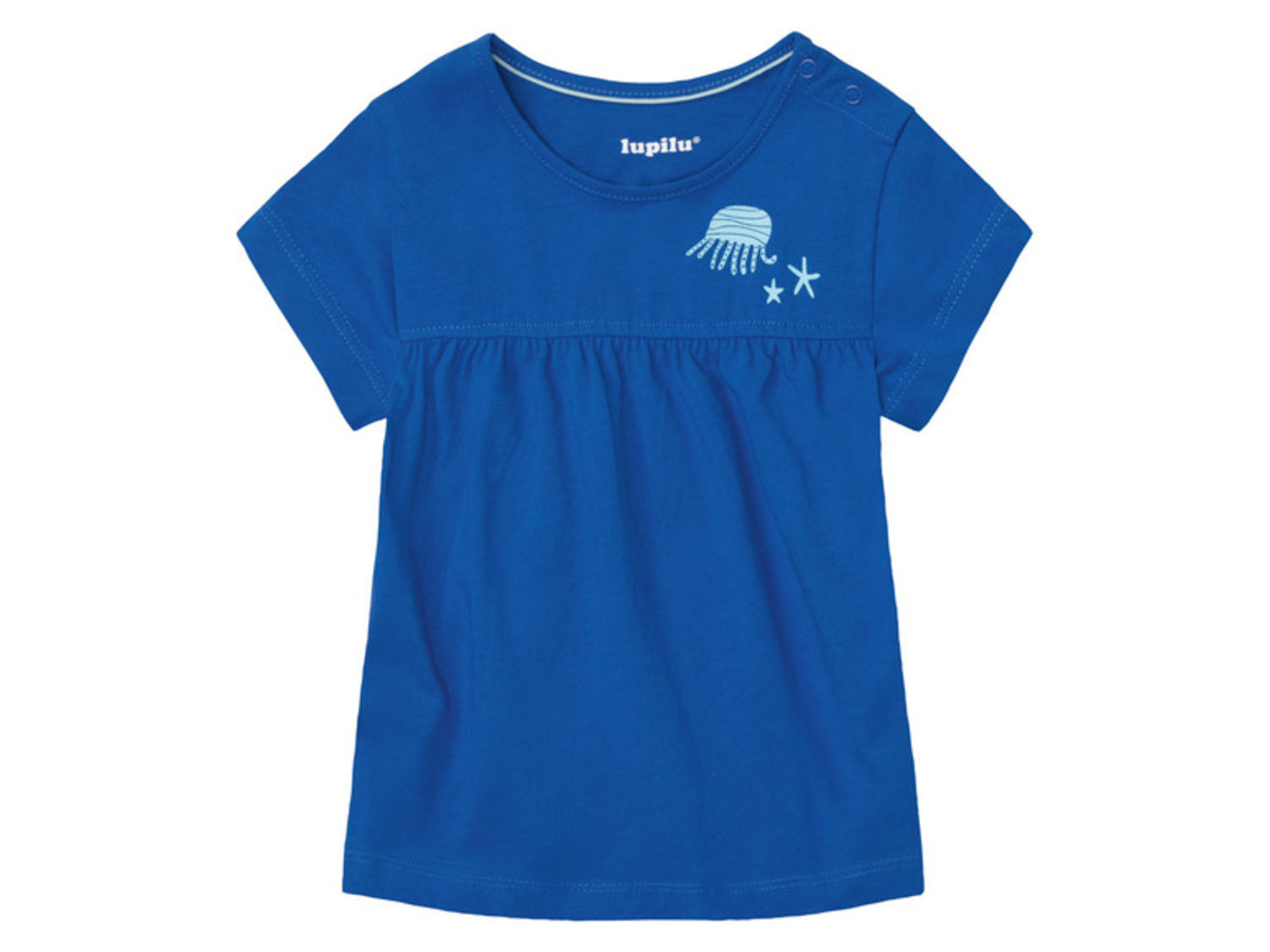Bild 4 von lupilu Kleinkinder Mädchen T-Shirts, 3 Stück, aus reiner Baumwolle