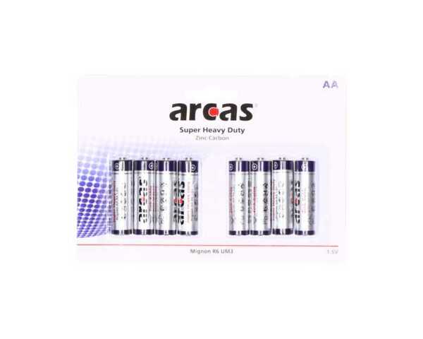 Bild 1 von Arcas Batterie Zinkkohle, 8er, AA/R6
