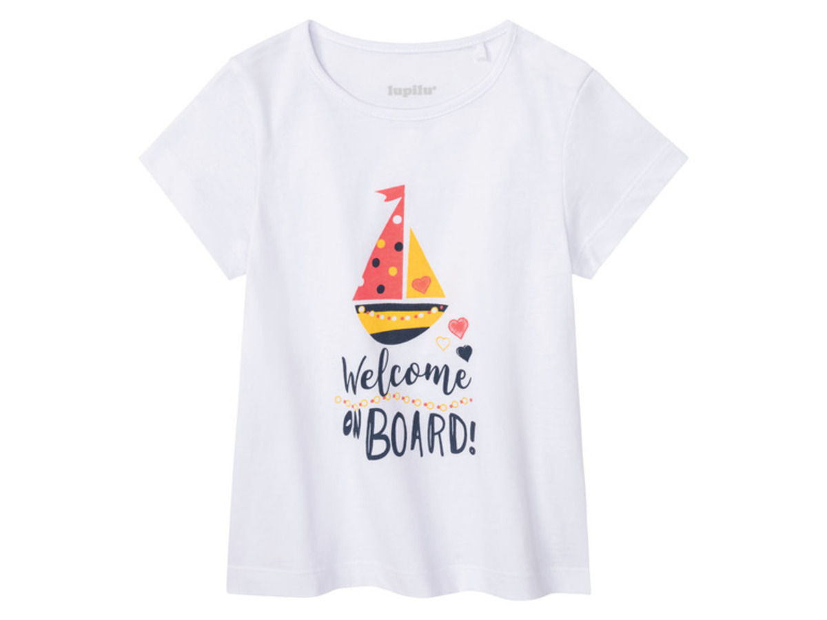 Bild 3 von lupilu Kleinkinder Mädchen T-Shirt, 3 Stück, aus reiner Baumwolle
