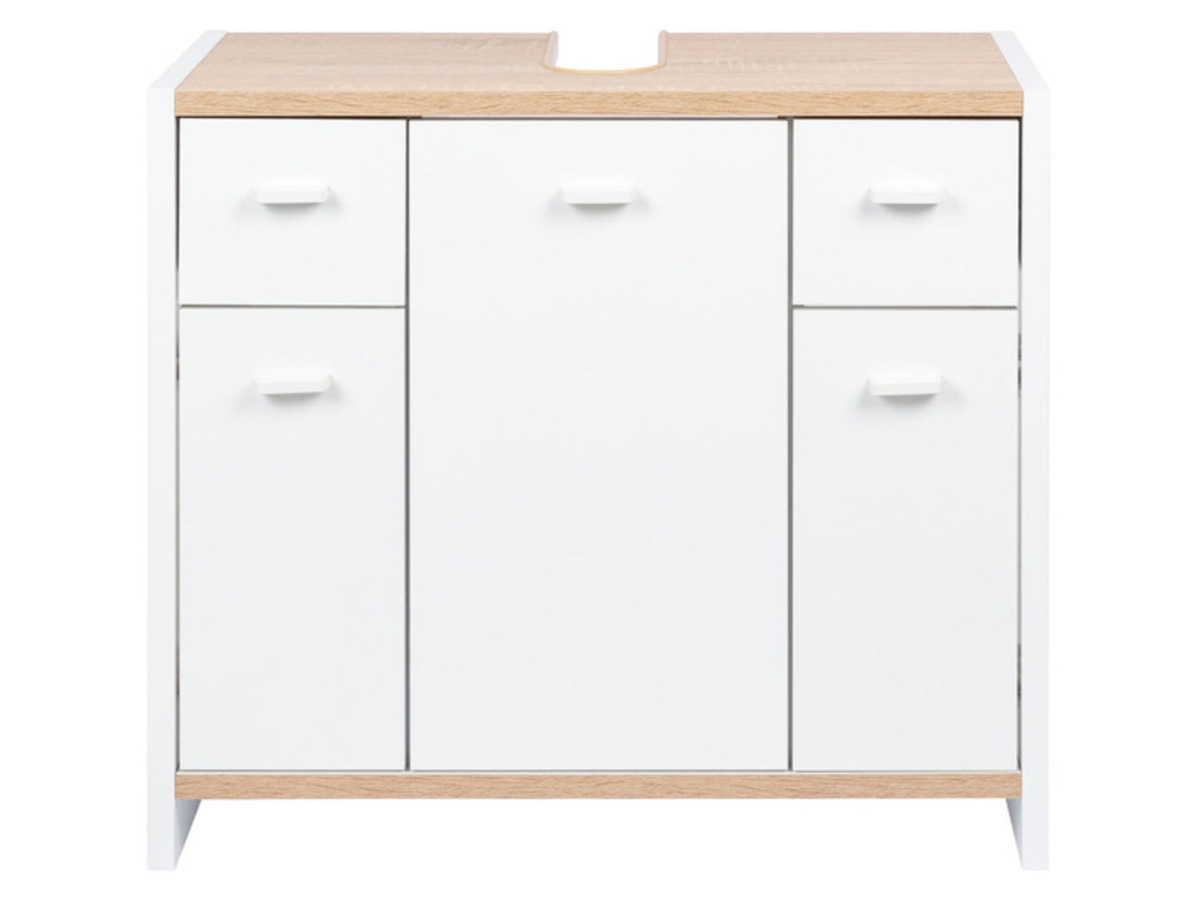 Bild 1 von LIVARNO home Waschbeckenunterschrank, kratzfest, weiß