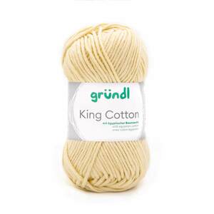 Wolle "King Cotton" 50 g vanilla