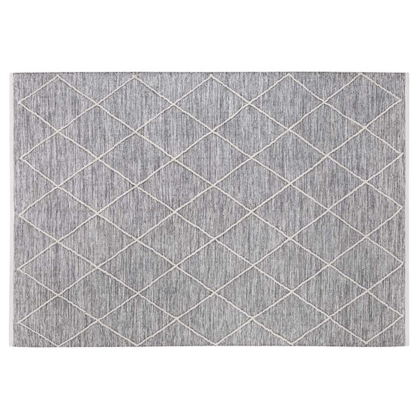 Bild 1 von HOMCOM Teppich aus Baumwolle Grau 200 x 140 x 0,7 cm