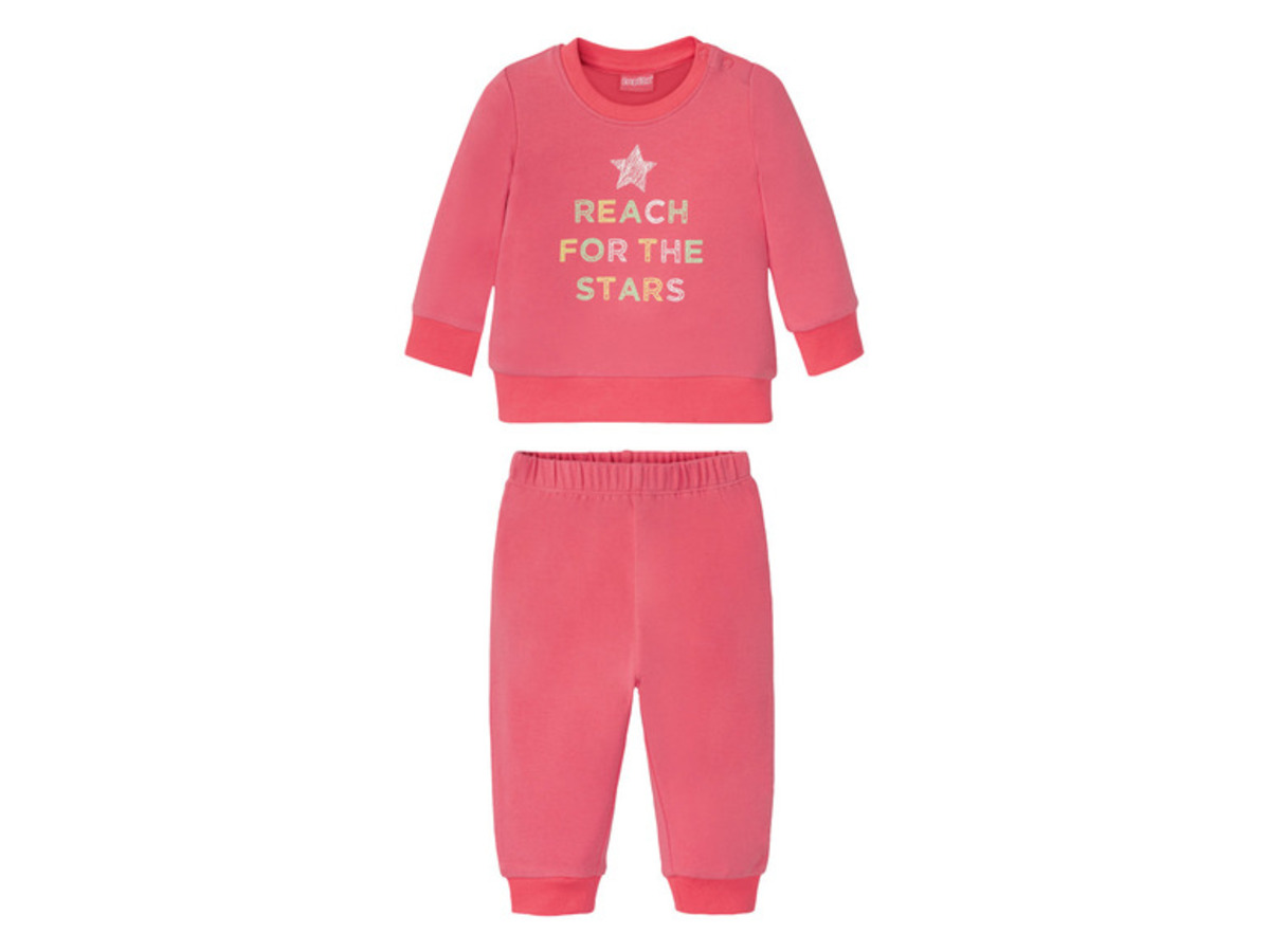 Bild 2 von LUPILU® Baby Freizeitanzug Mädchen, mit Schulterknöpfung