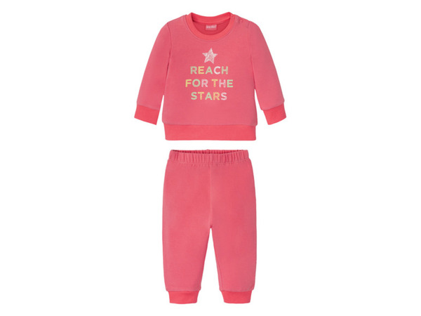 Bild 2 von LUPILU® Baby Freizeitanzug Mädchen, mit Schulterknöpfung