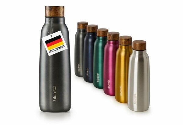 Bild 1 von Blumtal Isolierflasche »Thermoflasche Ray - auslaufsichere Trinkflasche aus Edelstahl, BPA-frei, stundenlange Isolation von Warm - und Kaltgetränken«