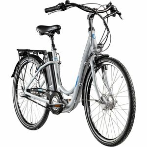 Zündapp E-Bike City Green 2.7 Damen
, 
26 Zoll RH 46cm 3-Gang 374 Wh grau