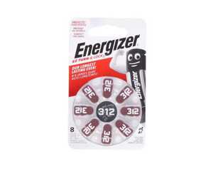 Energizer Batterie für Hörgeräte, 8er, A312