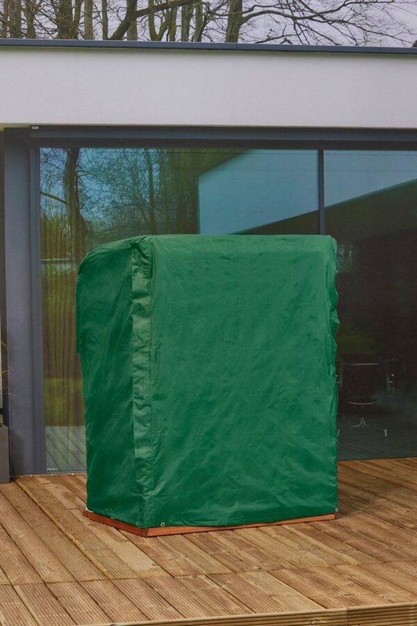 Bild 1 von winza outdoor covers Strandkorb-Schutzhülle »Premium«, BxTxH: 138x105x165/135 cm, Wasserdicht, UV beständig, nachhaltig, 100 % recycelbar, grün