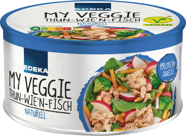 Bild 1 von EDEKA My Veggie Thun-wie'n-Fisch naturell 150G