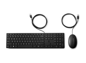 HP Wired Desktop 320MK Maus und Tastatur (Layout: deutsch)