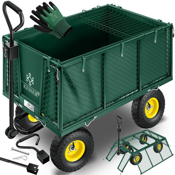 Bild 1 von Kesser® Bollerwagen 550kg Transportwagen Gartenwagen Gerätewagen Handwagen