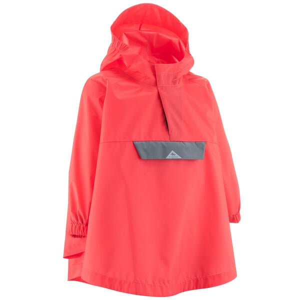 Bild 1 von Regenponcho Wandern MH100 Kleinkinder Gr. 92–116 rosa