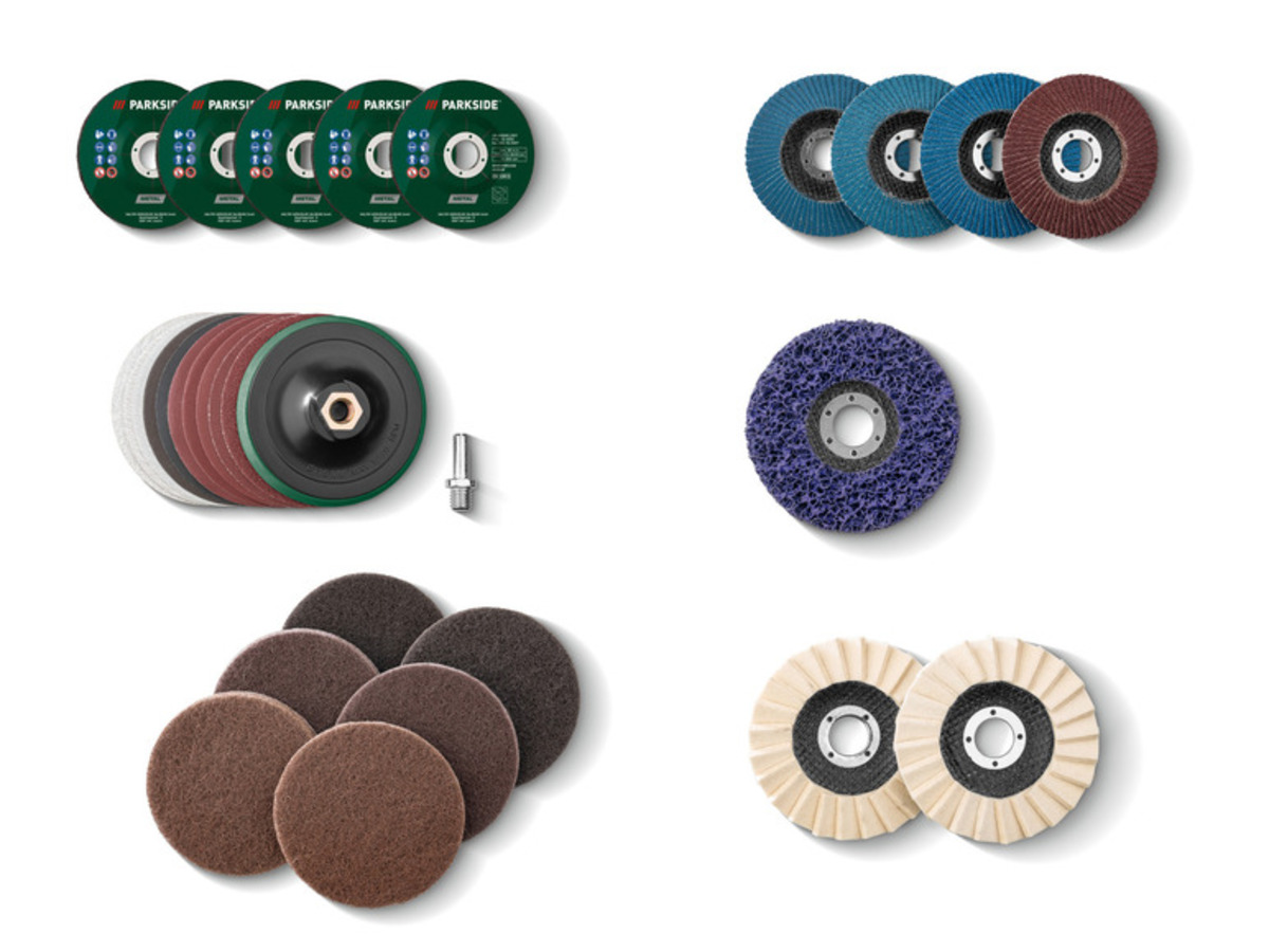 Bild 1 von PARKSIDE® Winkelschleiferzubehör, 115- und 125-mm-Winkelschleifer