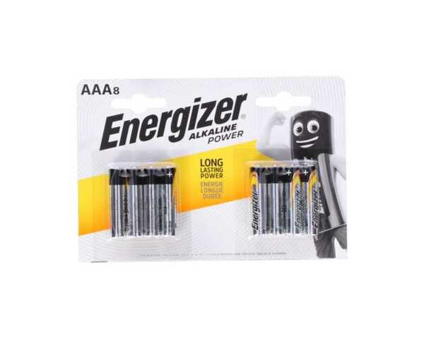 Bild 1 von Energizer Batterie Alkaline, 8er, AAA/R3