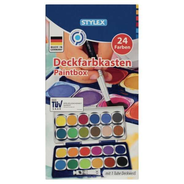 Bild 1 von Stylex - Deckfarbkasten mit 24 Farben