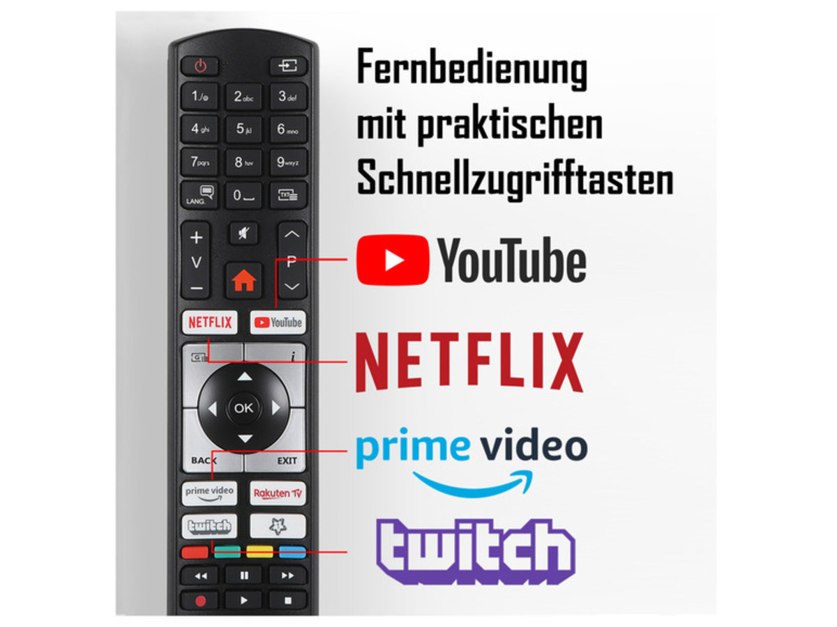 Bild 4 von TELEFUNKEN Fernseher »XH32SN550S-W« 32 Zoll (80 cm) Smart TV HD-Ready