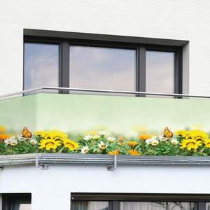 Balkon-Sichtschutz Schmetterling
