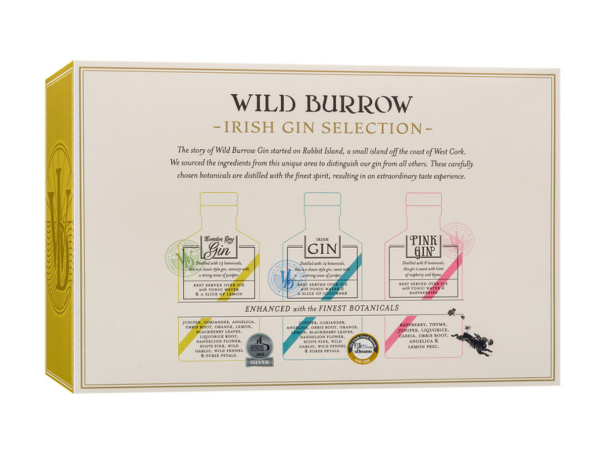 Bild 3 von Wild Burrow Irish Gin Selection 3 x 200ml-Flaschen
