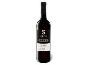5 Oros Rioja Reserva DOC trocken, Rotwein 2016
