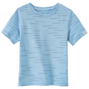 Jungen T-Shirt mit Streifen-Muster HELLBLAU