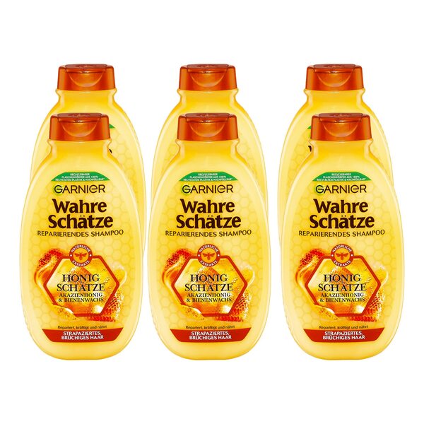 Bild 1 von Garnier Wahre Schätze Shampoo Honig 250 ml, 6er Pack