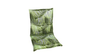 Garten-Sesselauflage 19216-02 n grün mit Palmenmotiv, Niederlehner