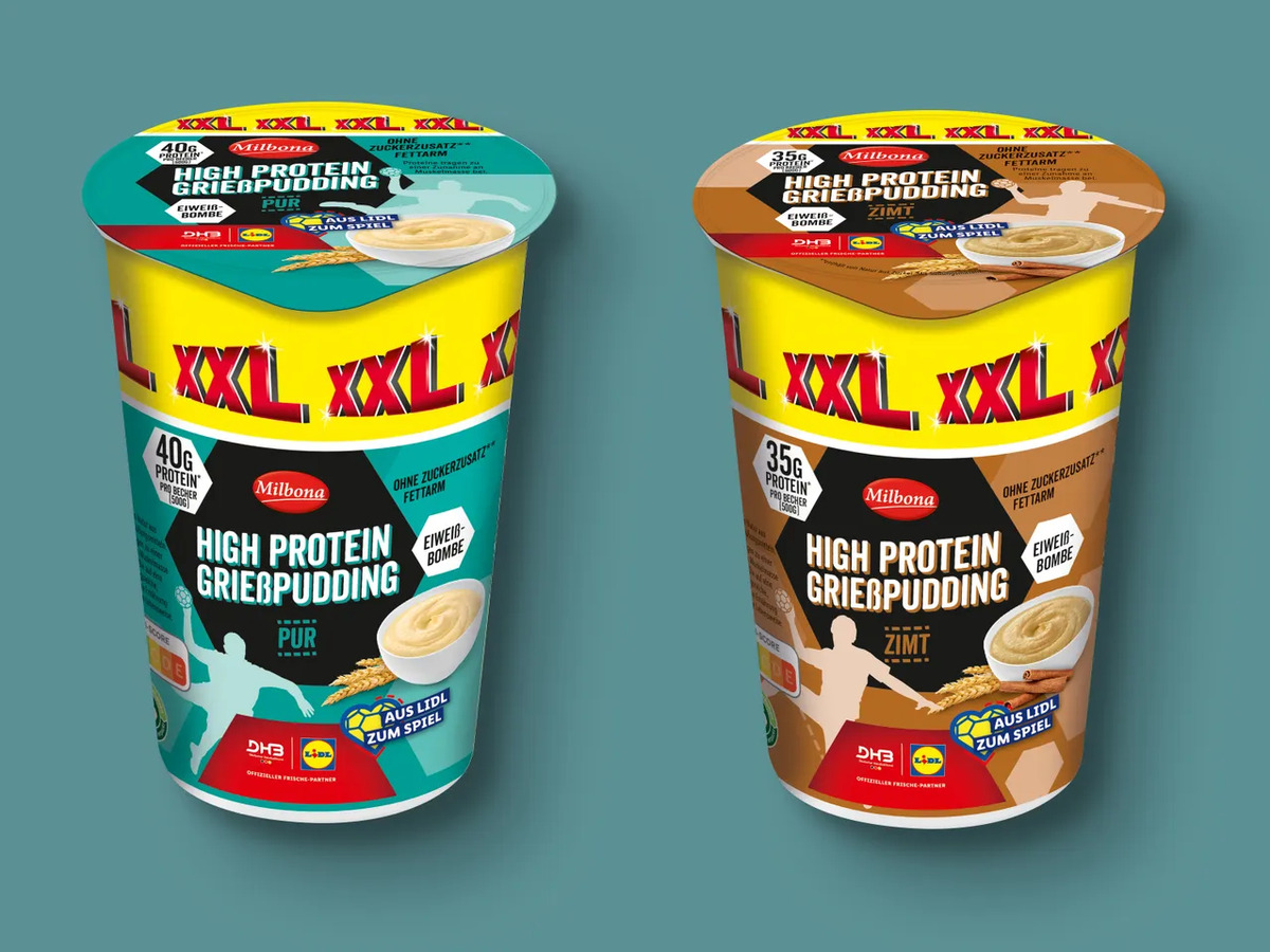 Bild 1 von Milbona High Protein Grießpudding XXL, 
         500 g