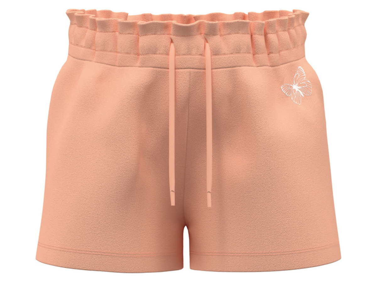 Bild 3 von LUPILU® Kleinkinder Mädchen Shorts, 2 Stück, aus reiner Bio-Baumwolle
