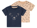 Bild 2 von LUPILU® Baby Jungen T-Shirt, 2 Stück, mit praktischer Schulterknöpfung