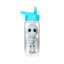 Bild 1 von Trinkflasche mit Motiv "Robbie Roboter", Kinderflasche, für Freizeit und Schule, blau