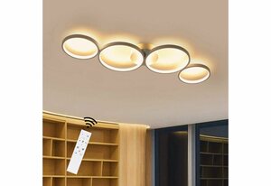 ZMH LED Deckenleuchte »LED Deckenlampe dimmbar Designlampe für Schlafzimmer Wohnzimmer Küchen Badezimmer Kinderzimmer«